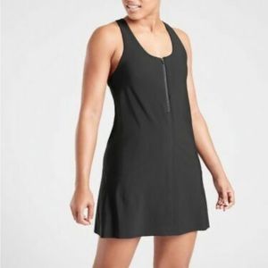 Athleta Ultimate 2 in 1 Support Dress, Black SIZE LP          #544754 T1102